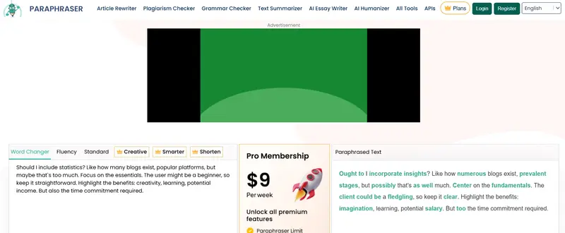 Paraphraser.io